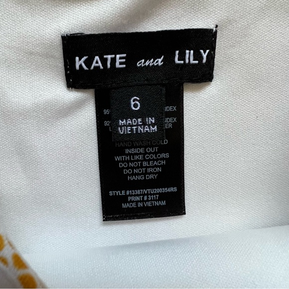 NWOT Kate and Lily Floral Dress Women’s Size 6 - Picture 2 of 7